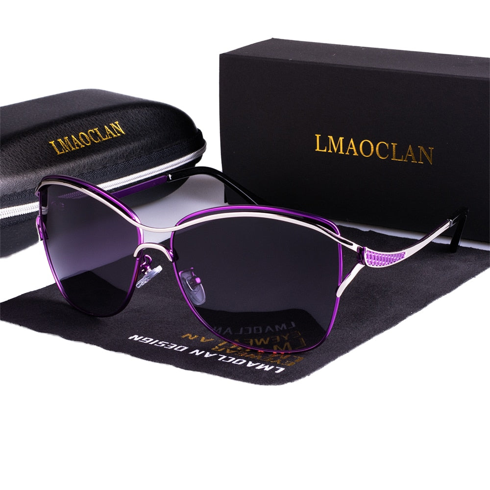 Women Polarized Sunglasses Luxury Fashion Ladies Vintage Brand Design –  Jollynova