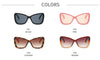 Oversized Cat Eye Sunglasses Women Fashion Vintage Butterfly Shades Brand Designer Sun Glasses UV400 Gafas Eyewear