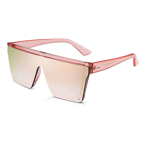 Jm Big Flat Top Shield Sunglasses