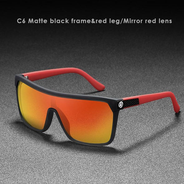 Men Polarized Elastic Paint Surface Sun Glasses