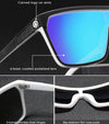 Men Polarized Elastic Paint Surface Sun Glasses