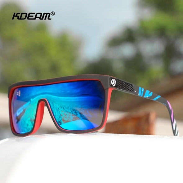 Men Polarized Elastic Paint Surface Sun Glasses