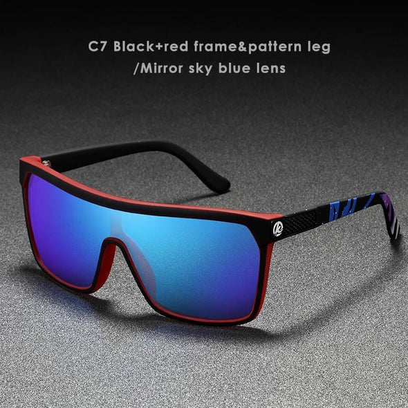 Men Polarized Elastic Paint Surface Sun Glasses