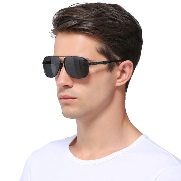 KINGSEVEN 2023 Brand Men Aluminum Sunglasses Polarized UV400 Mirror Male Sun Glasses Women For Men Oculos de sol