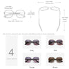 Polarized UV400 Women Sunglasses High Quality Stainless Steel Ladies Sun Glasses Elegant Design Fashion Eyewear