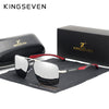 Aluminum Men's Sunglasses Polarized Lens Brand Design Temples Sun glasses Coating Mirror Glasses Oculos de sol 7719