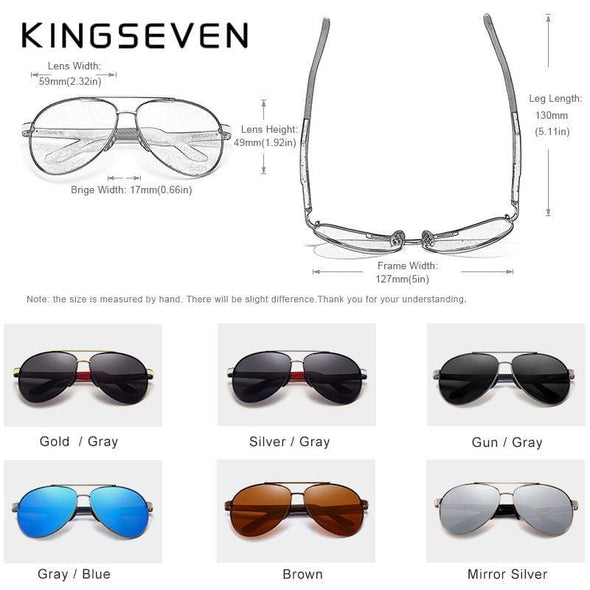 Men's Vintage Square Sunglasses Polarized UV400 Lens Eyewear Accessories Male Sun Glasses For Men