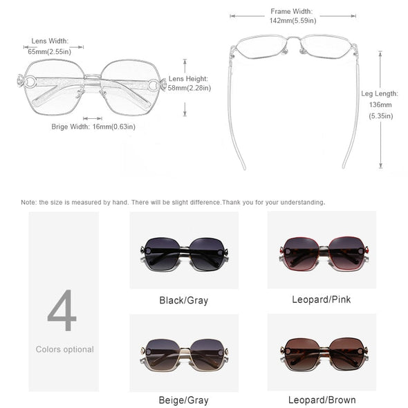 Brand New  Vintage Butterfly Sunglasses Women Retro Double Ring Design Gradient Square Sun Glasses Female UV400