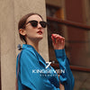 Handmade 2022 Black Walnut Wooden Sunglasses Men Polarized UV400 Protection Semi-Rimless Retro Eyewear Women Oculos