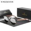Handmade 2022 Black Walnut Wooden Sunglasses Men Polarized UV400 Protection Semi-Rimless Retro Eyewear Women Oculos