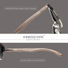 Handmade 2022 Black Walnut Wooden Sunglasses Men Polarized UV400 Protection Semi-Rimless Retro Eyewear Women Oculos