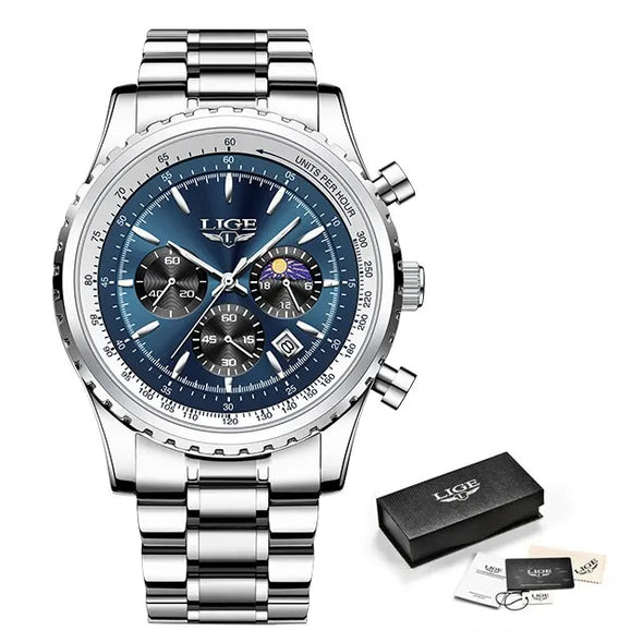 JOLLYNOVA 2023 Top Brand Luxury New Men Watch Quartz Man Watches Waterproof Luminous Watch for Men Date Chronograph Sport Wristwatch