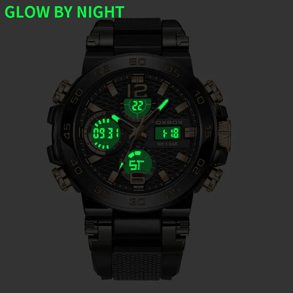 JOLLYNOVA Luxury LCD Display Men Wristwatches Luminous Sport Man Watch Waterproof Military Quartz Male Clock Relogio Masculino 2023