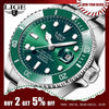 JOLLYNOVA Top Brand Luxury Fashion Diver Watch Men 30ATM Waterproof Date Clock Sport Watches Mens Quartz Wristwatch Relogio Masculino
