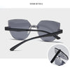 Ladies Cat Ear Sunglasses Frameless Jelly Transparent Sunglasses Retro All-in-one Ocean Piece Candy Color Sunglasses