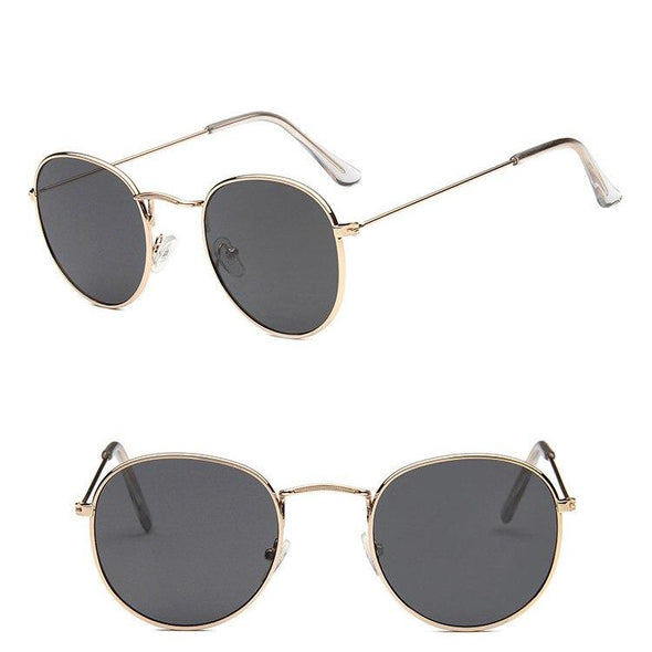 Fashion Retro Sunglasses Men Round Vintage Glasses for Men/Women Luxury Sunglasses Men Small Lunette Soleil Homme