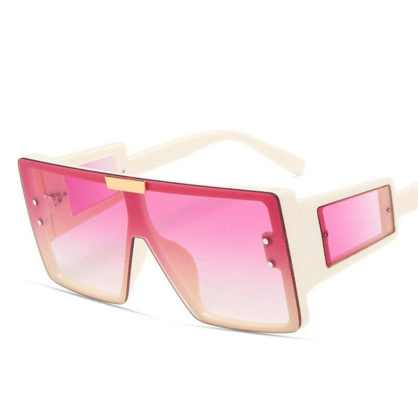 Oversized Sunglasses Women Siamese Square Women Sun Glasses Luxury Brand Designer Sunglasses For Women/Men Goggles