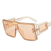 Oversized Sunglasses Women Siamese Square Women Sun Glasses Luxury Brand Designer Sunglasses For Women/Men Goggles