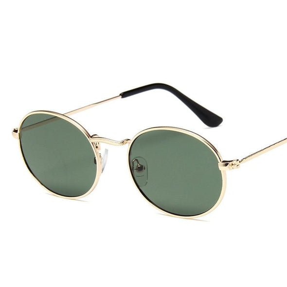 Vintage Luxury Sunglasses Women Alloy Mirror Classic Glasses Street Beat Shopping Retro Oculos De Sol Gafas