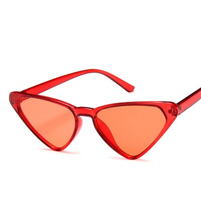 Cat Eye Sunglasses   Luxury Brand Designer Glasses Women/Men Triangle Eyewear