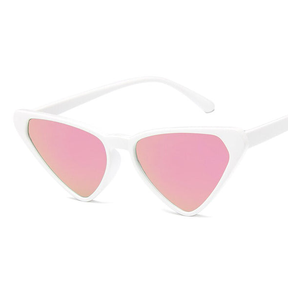 Cat Eye Sunglasses   Luxury Brand Designer Glasses Women/Men Triangle Eyewear