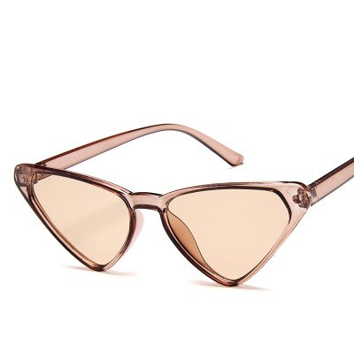 Cat Eye Sunglasses   Luxury Brand Designer Glasses Women/Men Triangle Eyewear