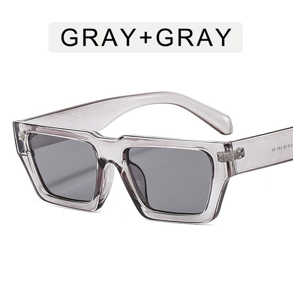 Cateye Square Sunglasses  Brand Designer Eyewear Men/Women Mirror Glasses Women Vintage Gafas