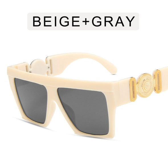 Oversized Square Sunglasses Women Luxury Brand Sunglasses   Gradient Mirror Glasses Lentes