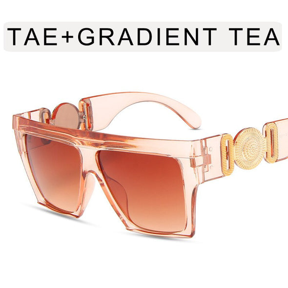 Oversized Square Sunglasses Women Luxury Brand Sunglasses   Gradient Mirror Glasses Lentes