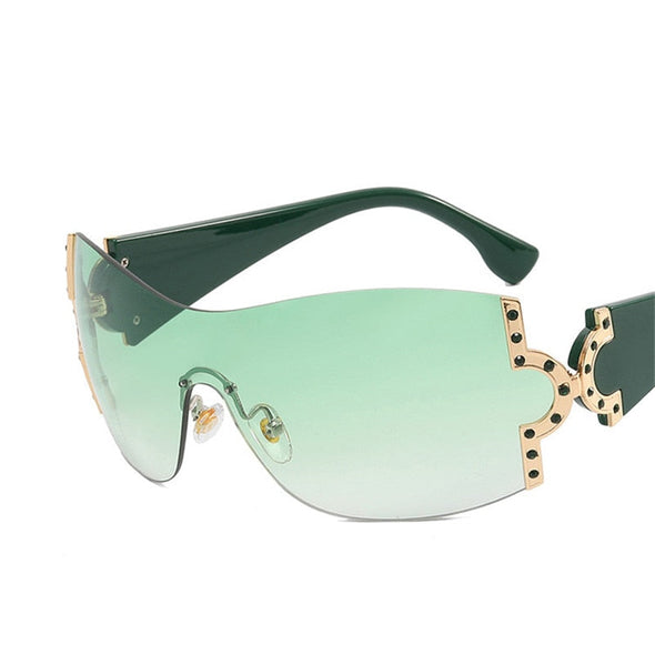 Rimless Sunglasses Women Luxury Brand Eyewear Women/Men Y2K Designer Glasses