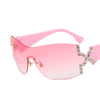 Rimless Sunglasses Women Luxury Brand Eyewear Women/Men Y2K Designer Glasses