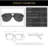 Sunglasses Women Oval Eyewear Women/Men Vintage Brand Designer Glasses Women