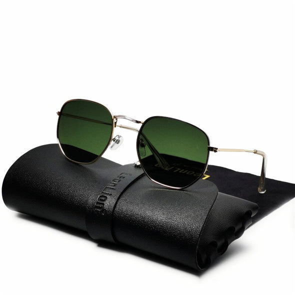 2023 Metal Vintage Sunglasses Men Luxury Brand Polygon Glasses Men/Women Designer Eyewear Men Oculos De Sol Masculino