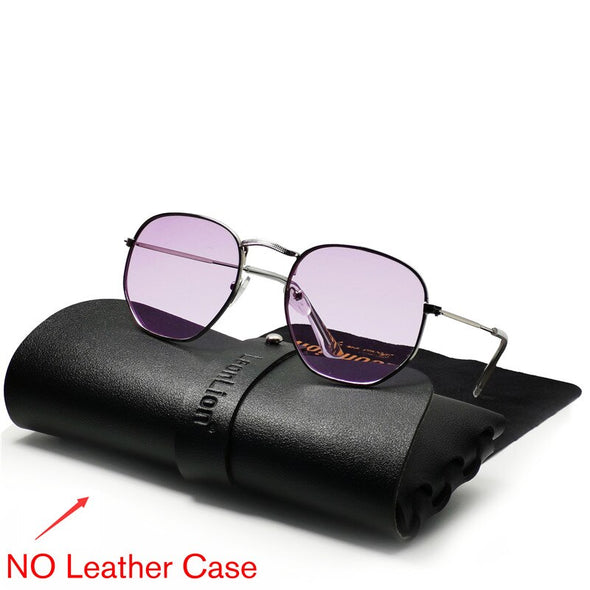 2023 Metal Vintage Sunglasses Men Luxury Brand Polygon Glasses Men/Women Designer Eyewear Men Oculos De Sol Masculino