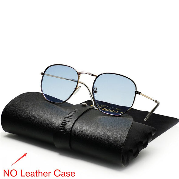 2023 Metal Vintage Sunglasses Men Luxury Brand Polygon Glasses Men/Women Designer Eyewear Men Oculos De Sol Masculino