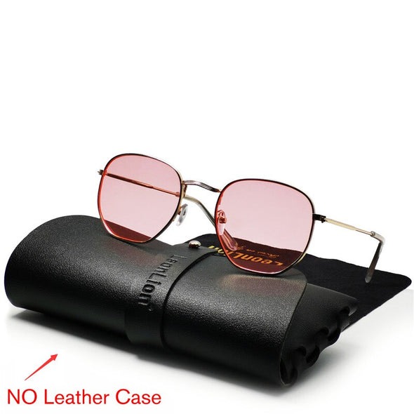 2023 Metal Vintage Sunglasses Men Luxury Brand Polygon Glasses Men/Women Designer Eyewear Men Oculos De Sol Masculino