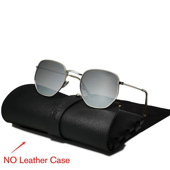 2023 Metal Vintage Sunglasses Men Luxury Brand Polygon Glasses Men/Women Designer Eyewear Men Oculos De Sol Masculino