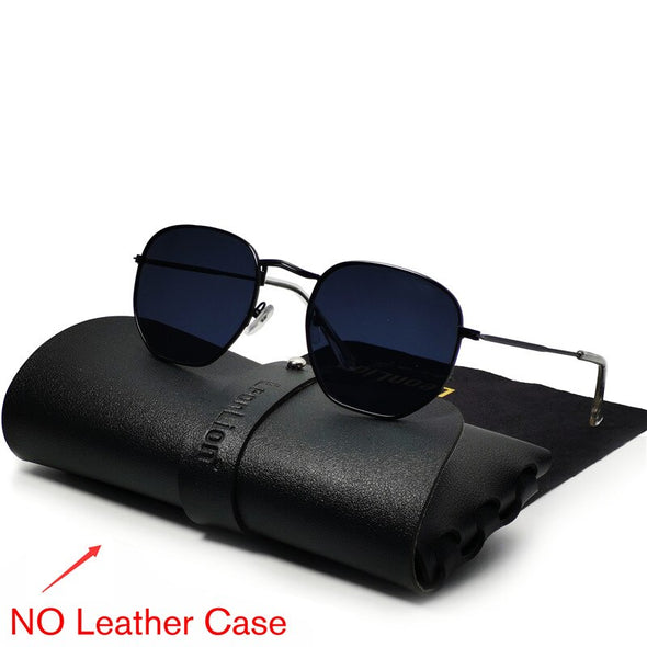 2023 Metal Vintage Sunglasses Men Luxury Brand Polygon Glasses Men/Women Designer Eyewear Men Oculos De Sol Masculino