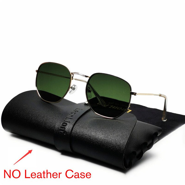 2023 Metal Vintage Sunglasses Men Luxury Brand Polygon Glasses Men/Women Designer Eyewear Men Oculos De Sol Masculino