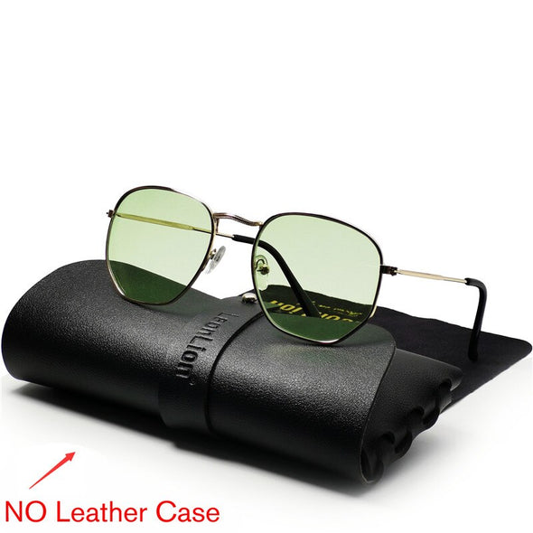 2023 Metal Vintage Sunglasses Men Luxury Brand Polygon Glasses Men/Women Designer Eyewear Men Oculos De Sol Masculino
