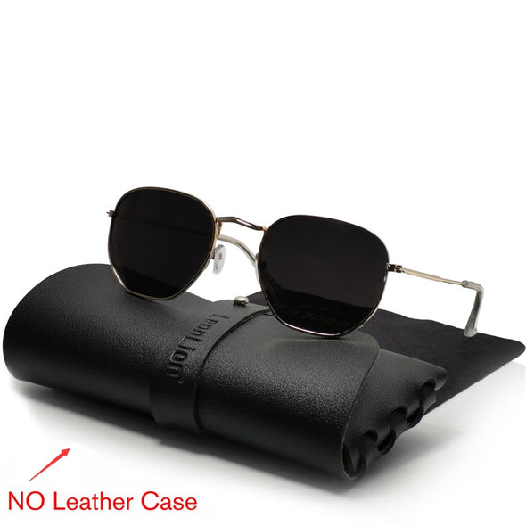 2023 Metal Vintage Sunglasses Men Luxury Brand Polygon Glasses Men/Women Designer Eyewear Men Oculos De Sol Masculino