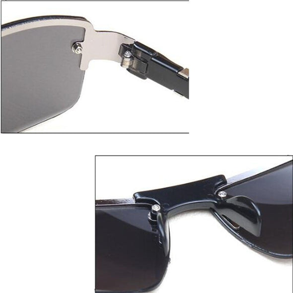 2023 New Metal Sunglasses Man Classic Big Frame Sun Glasses Vintage Brand Designer UV400 Outdoor Driving Glasses