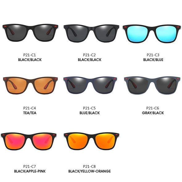 2023 Polarized Sunglasses Men Square Sun Glasses For Men Retro Sunglasses Men/Women Brand Designer Gafas De Sol Hombre
