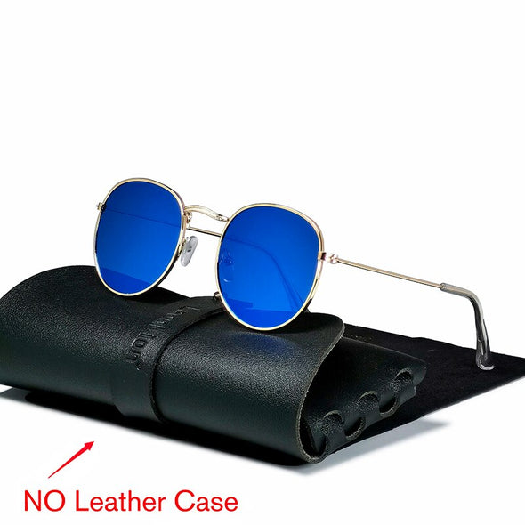 2023 Round Retro Sunglasses Men Round Vintage Glasses for Men/Women Luxury Eyewear Men Metal Lunette Soleil Homme UV400