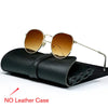 2023 Round Retro Sunglasses Men Round Vintage Glasses for Men/Women Luxury Eyewear Men Metal Lunette Soleil Homme UV400