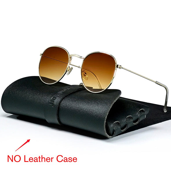 2023 Round Retro Sunglasses Men Round Vintage Glasses for Men/Women Luxury Eyewear Men Metal Lunette Soleil Homme UV400