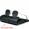 2023 Round Retro Sunglasses Men Round Vintage Glasses for Men/Women Luxury Eyewear Men Metal Lunette Soleil Homme UV400