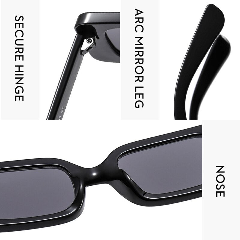 Small Rectangle Sunglasses Men 2023 New Fashion High Quality Retro Square  Sun Glasses For Women Shades Lentes De Sol Hombre