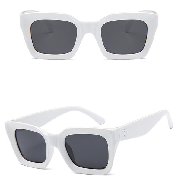 2023 Square Sunglasses Men Retro Eyeglasses Men/Women Gradient Clear Lens Glasses Men Gafas Lentes De Sol Mujer UV400
