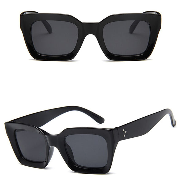 2023 Square Sunglasses Men Retro Eyeglasses Men/Women Gradient Clear Lens Glasses Men Gafas Lentes De Sol Mujer UV400